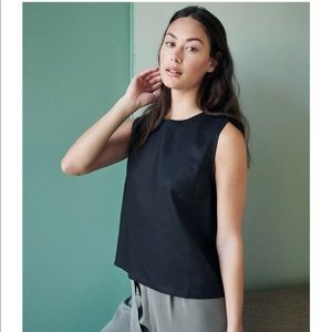 Quince organic cotton linen tank